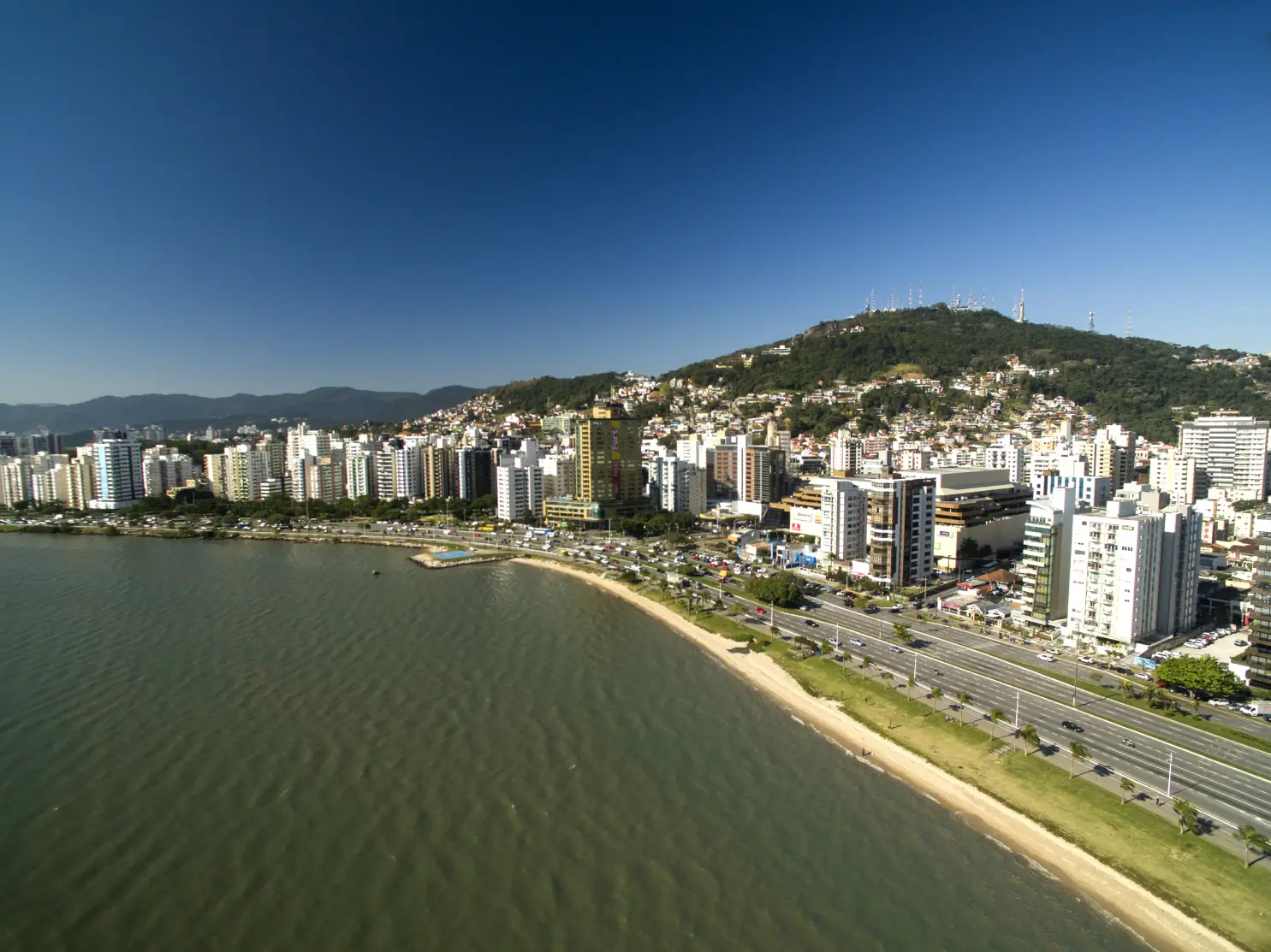 Beira-mar norte de Florianópolis